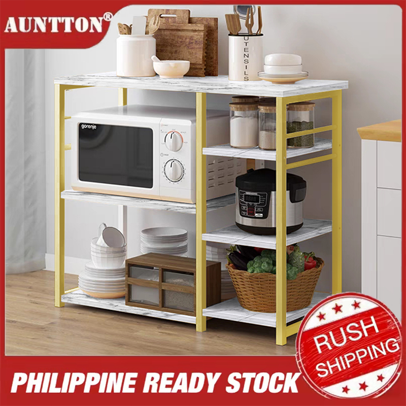 COD Modern Kitchen Island Rack Stand Microwave oven rack Seasoning ...