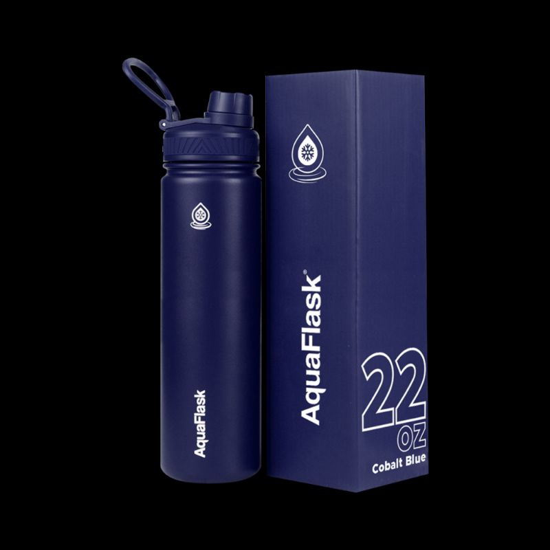 Aquaflask Cobalt blue 22oz 32oz 40oz (Wide Mouth with Cap Lid Vacuum ...