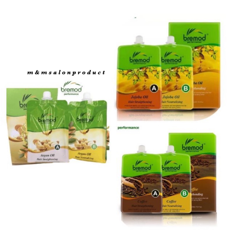 Bremod Hair rebonding Treatment / Coffe/ Jojoba oil/ argan 1000ml