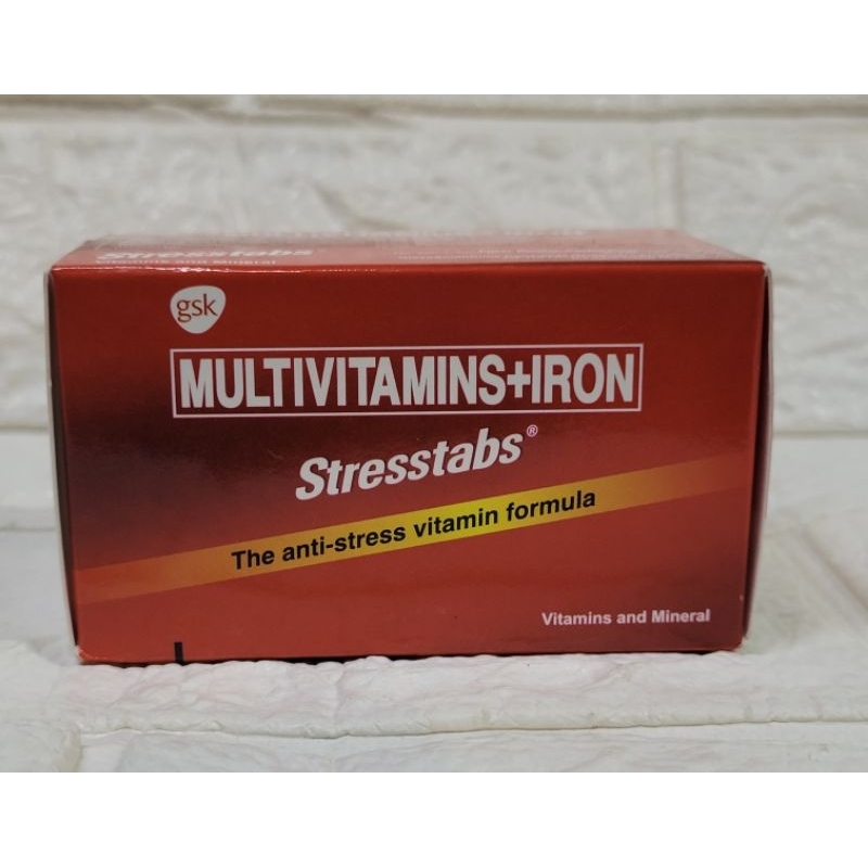 STRESSTABS MULTIVITAMINS +IRON (30TABLETS) Shopee Philippines