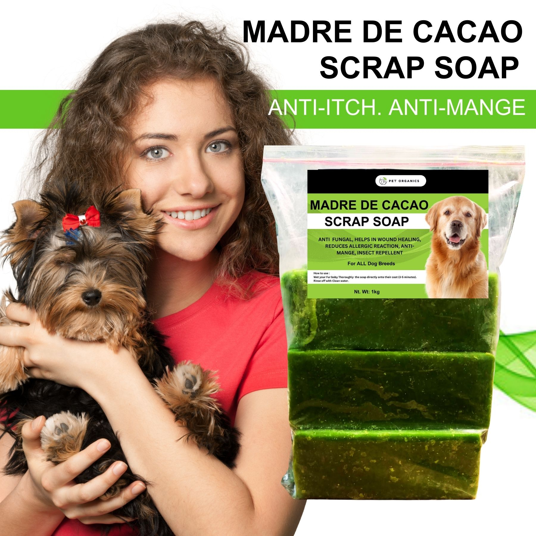 Madre de cacao scrap soap | 1kg per pack | anti-mange | anti-fungal ...