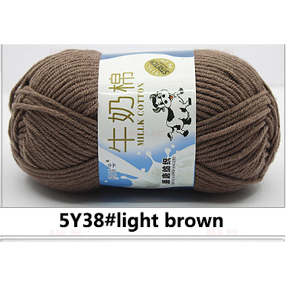 【2023 New Color】5ply 50g Yarn Milk Fiber Knitting Wool Crochet Yarn ...