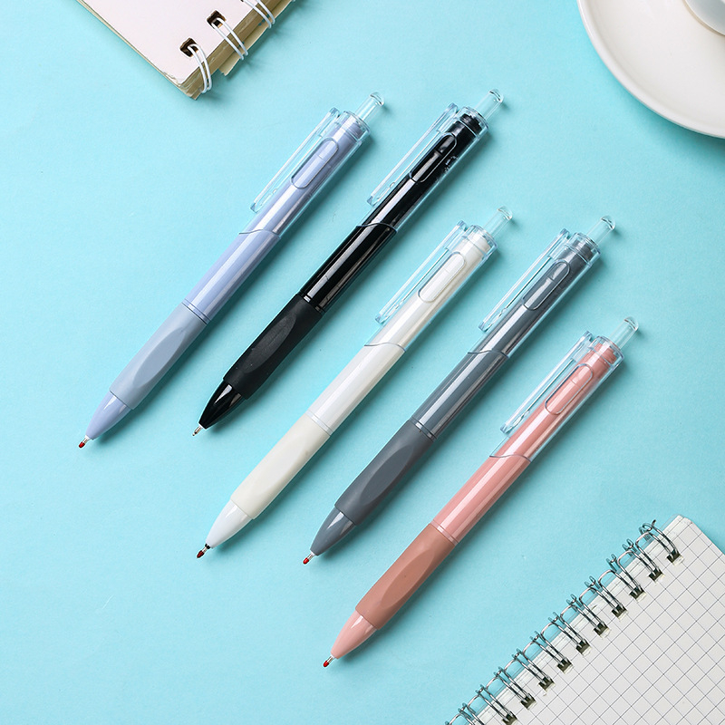 Oumi 1pcs Pen Black refill Macarone Exterior Gelpen Ballpen | Shopee ...