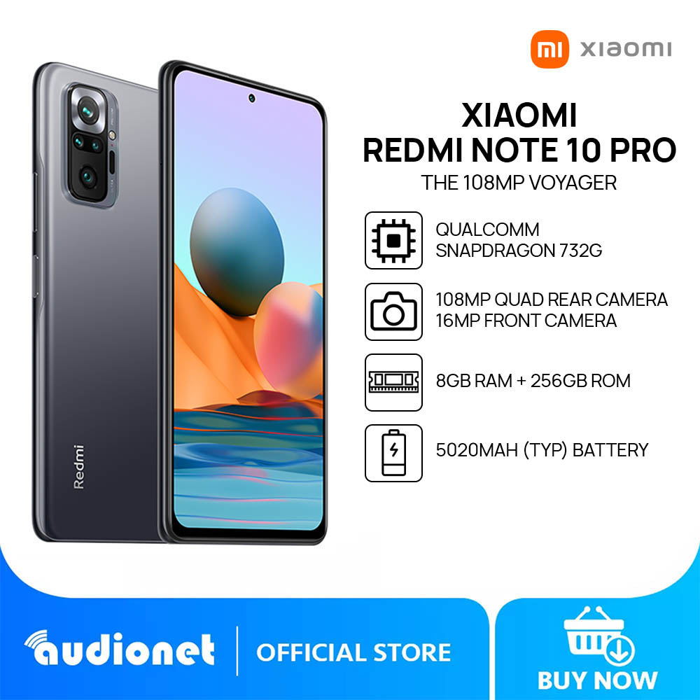 Redmi Note 10 Pro Dual SIM Aurora Green 256GB and 8GB RAM