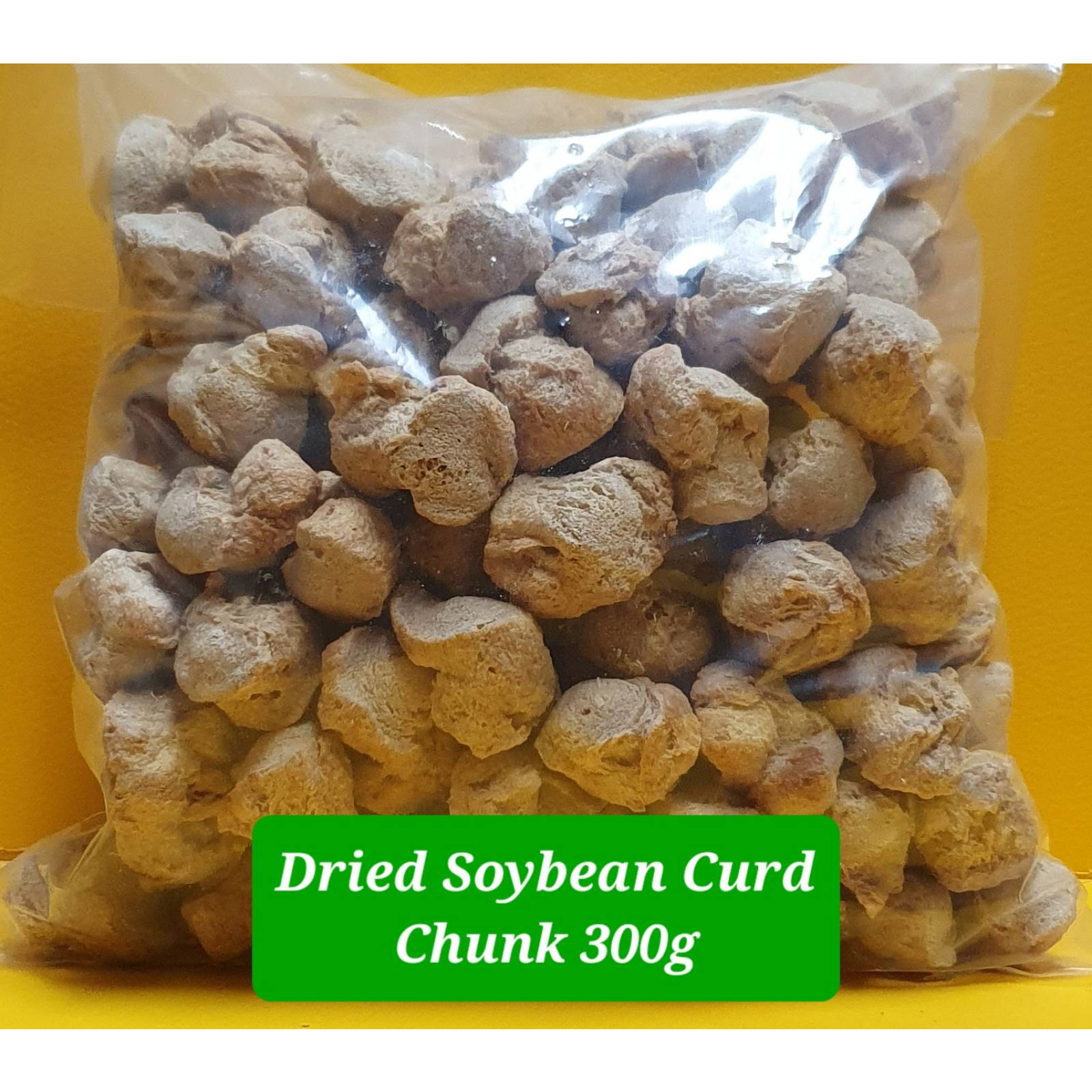 Dried Soybean curd round / chunk 300g meat alternative (Gluten free Non