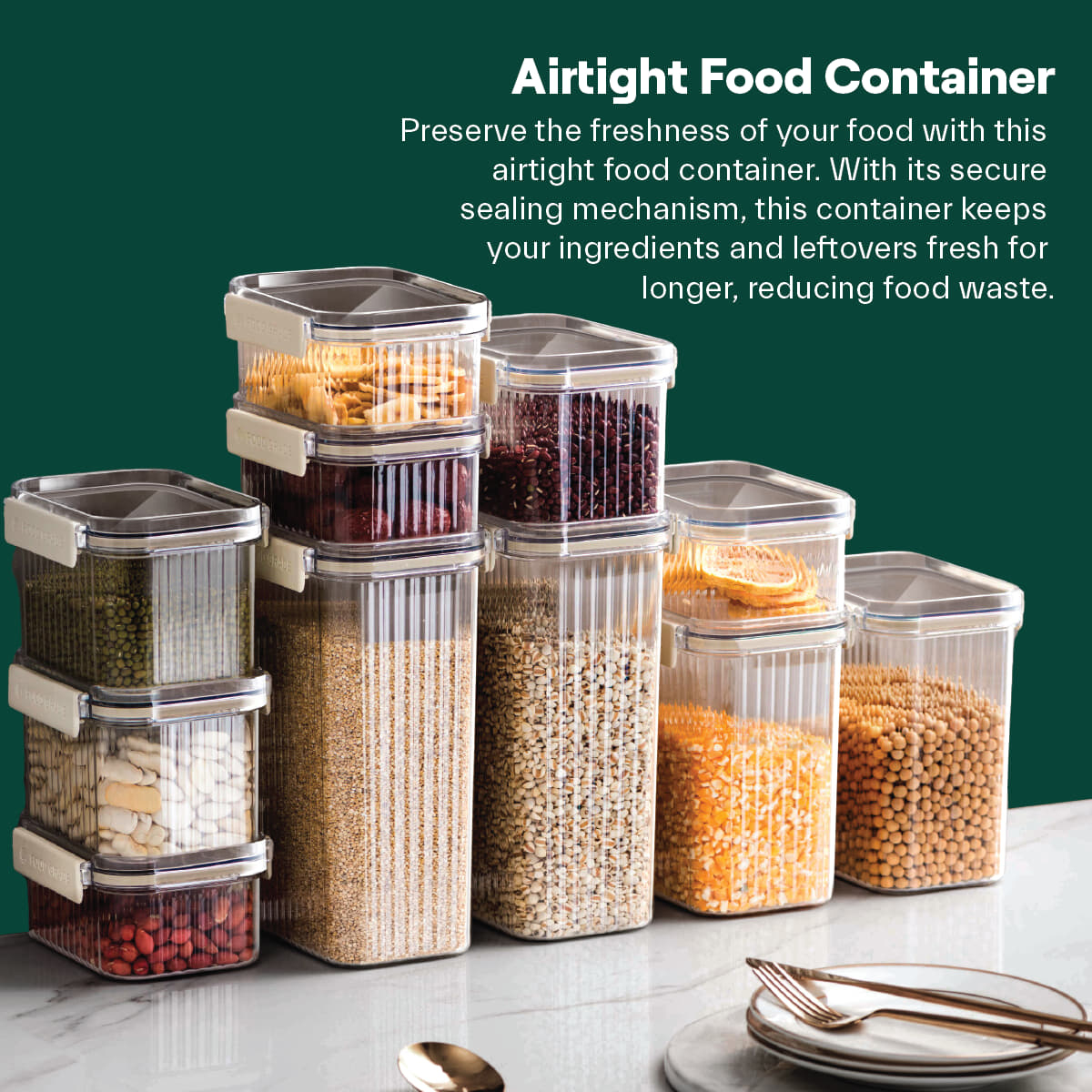 Famco Airtight Food Container - Secure Storage for Fresh Food and ...
