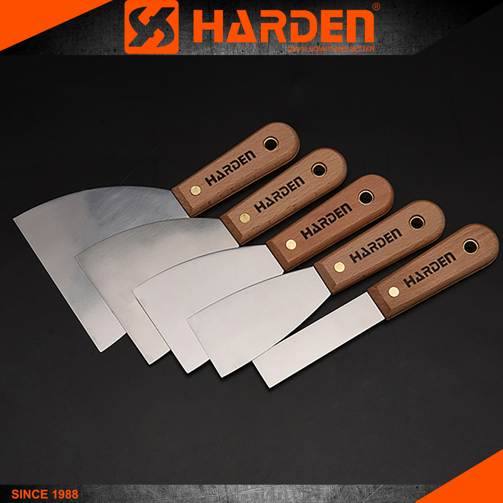 Harden 25mm 125mm Steel Scraper wooden handle high carbon steel blade