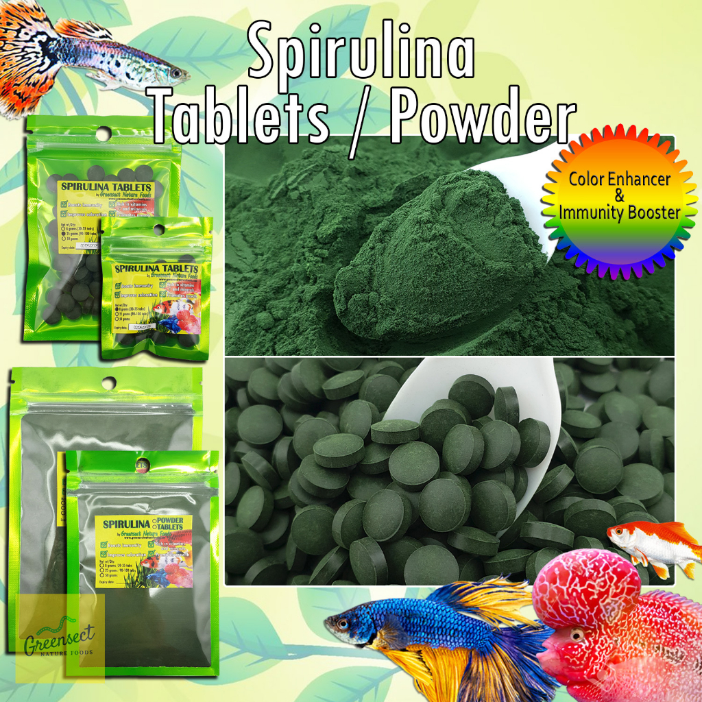 SPIRULINA TABLETS / POWDER High Quality Immunity and Color Enhancer
