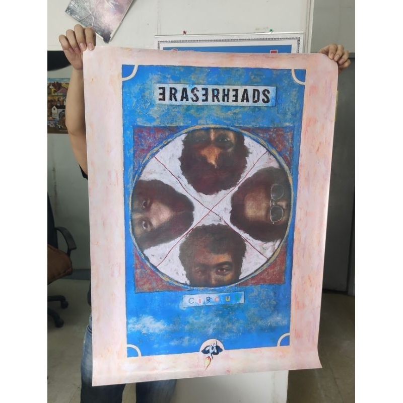 Eraserheads Circus high quality blackout Vinyl poster 24x33 inches (Big