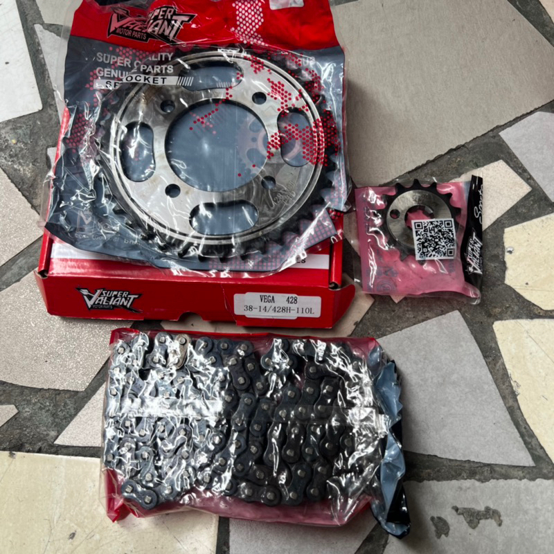 chain sprocket set vega force 36T 38T super valiant Shopee Philippines