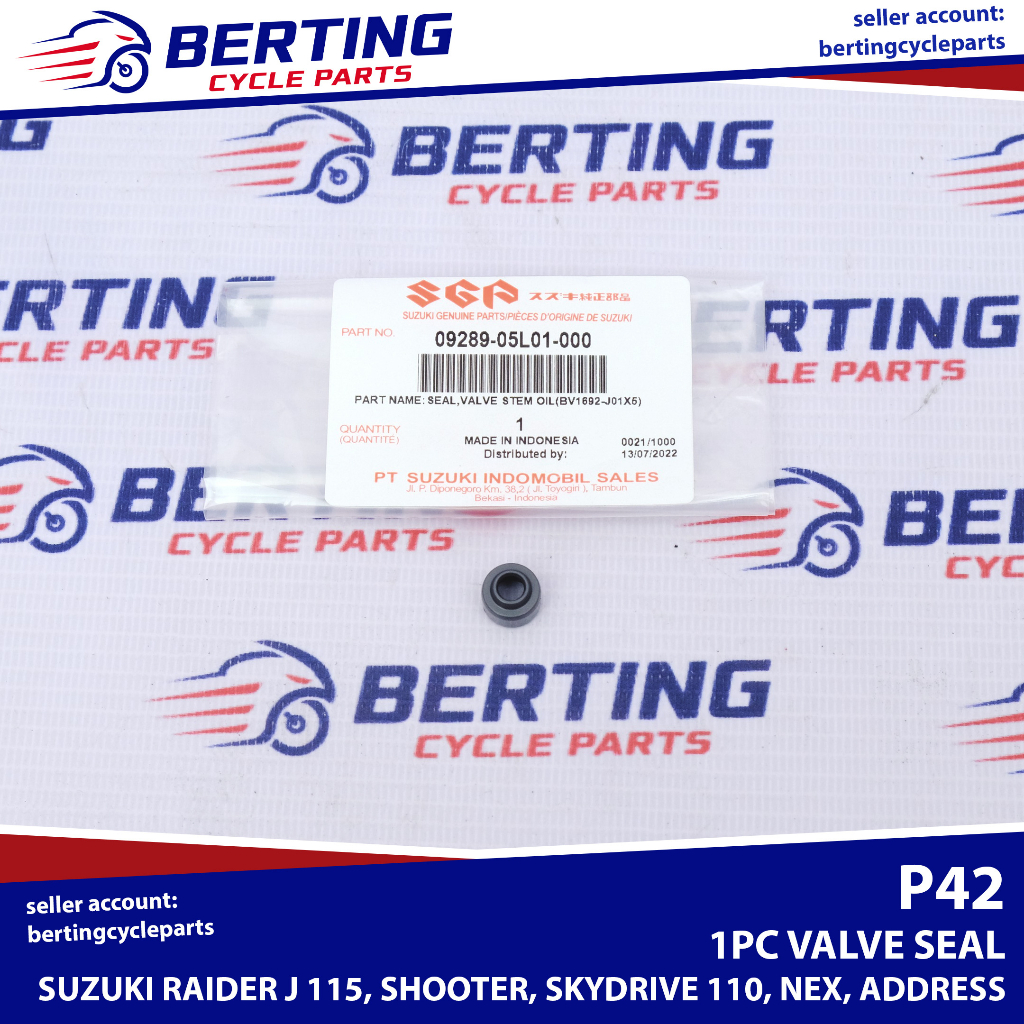 SGP 1PC VALVE SEAL Suzuki Raider J 115 Shooter Skydrive 110 Nex Address ...