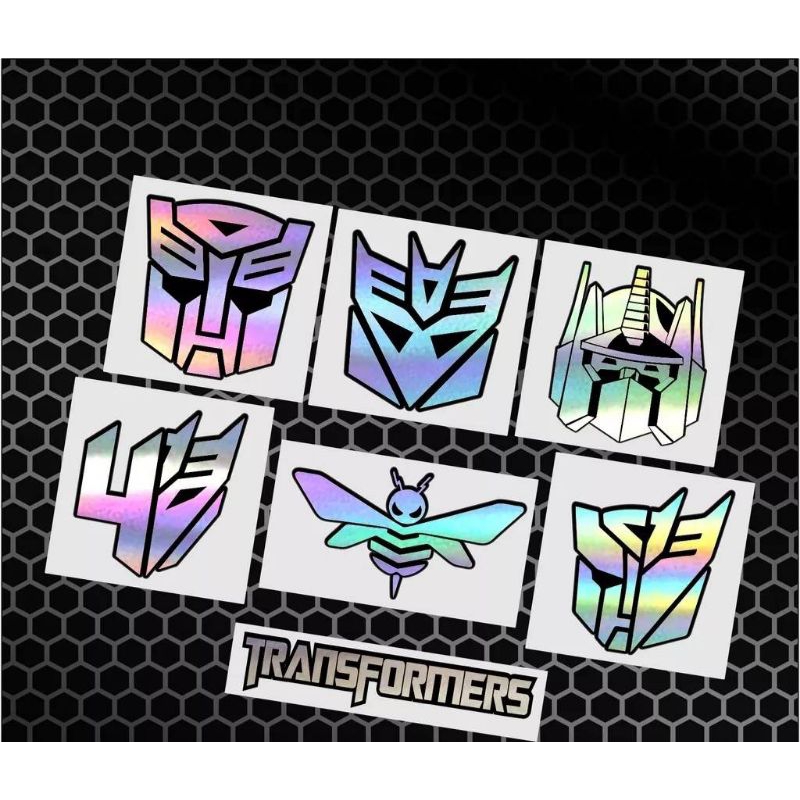 transformers logo sticker for motorcycle yayamanin two layer diecut ...