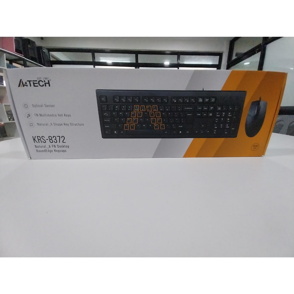 A4tech KRS-8372 Keyboard and Mouse USB Combo | Shopee Philippines