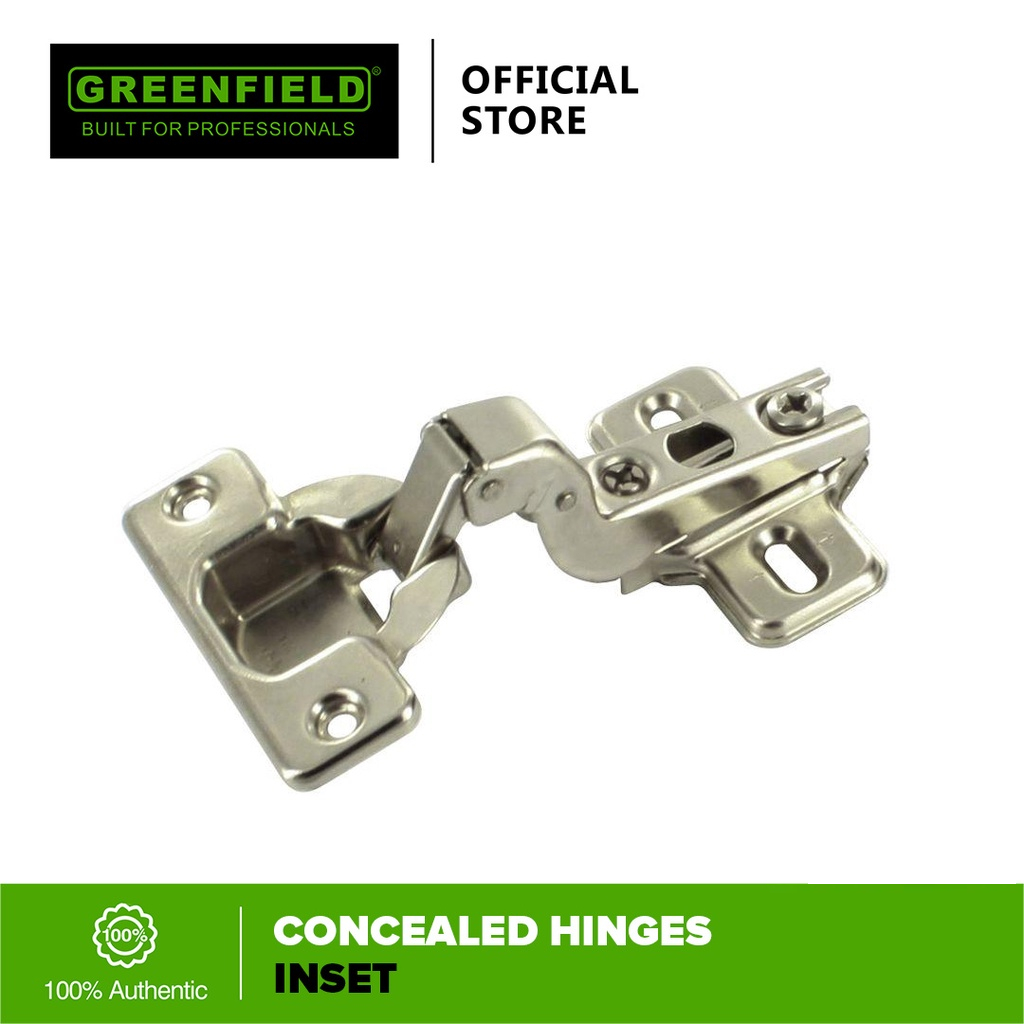 Greenfield Concealed Hinges Inset Door Hardware & Locks Shopee