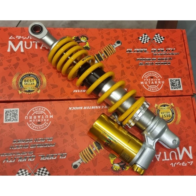 Mutarru Rear Shock for CLICK/MIO/BEAT/M3 300MM-330MM | Shopee Philippines