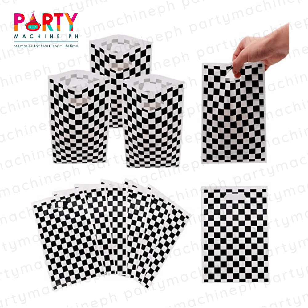 racing checkered banderitas / checkered flag banner / racing banderitas ...