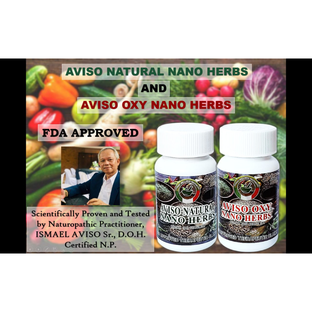 AVISO NATURAL NANO HERBS and AVISO OXY NANO HERBS (THE 2 SUPER FOOD