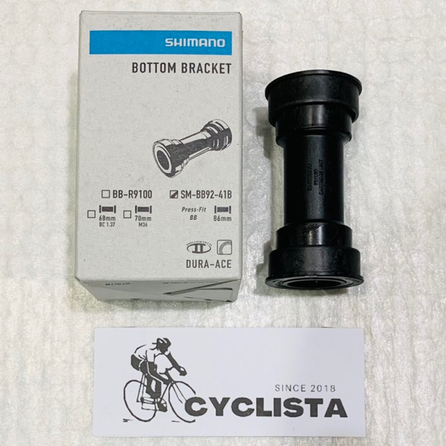 SHIMANO DURA ACE SM BB92 41B 86mm Road Pressfit Bottom Bracket Shopee 