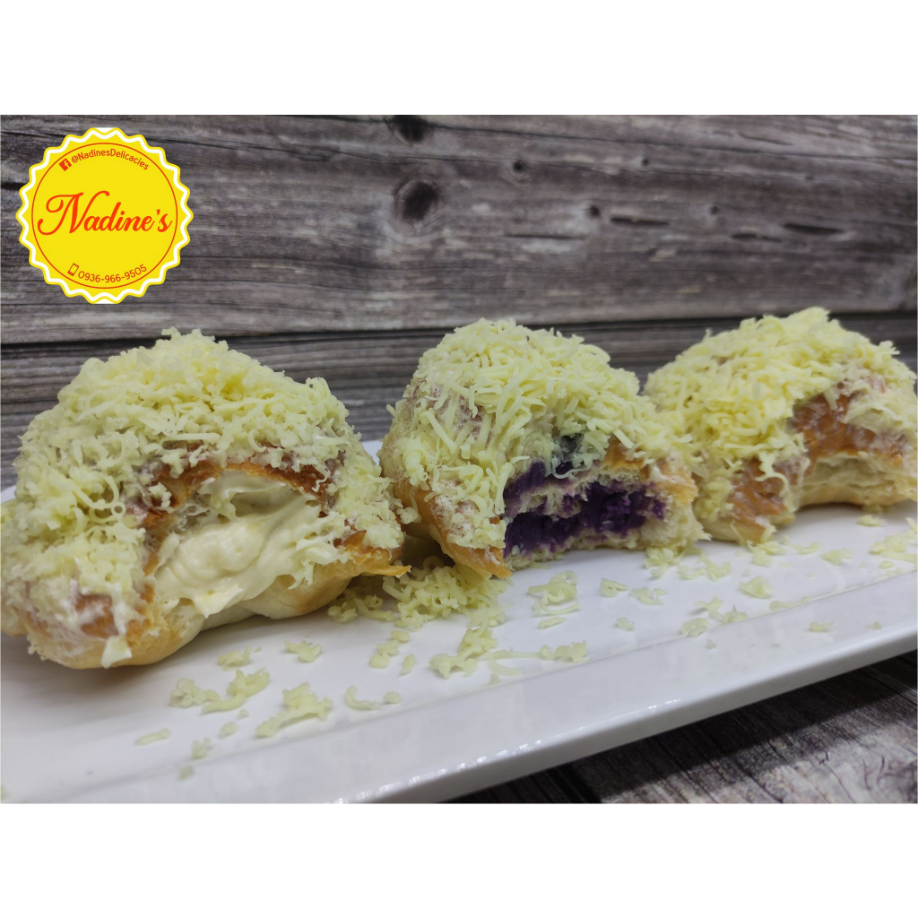 Nadine's Ensaymada Sampler (Buttercream, Ube Halaya Filled, Cream