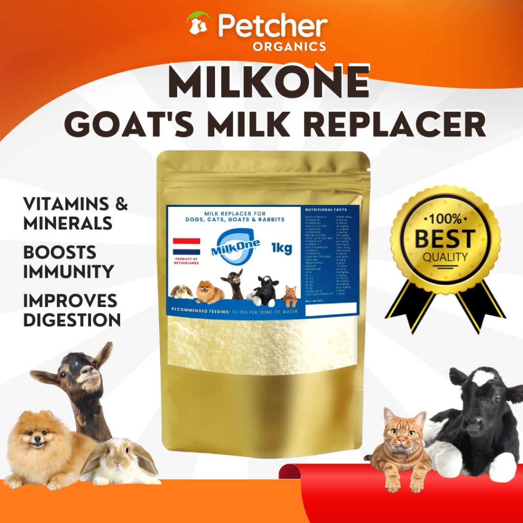 Milk One Goat's Milk Immunity Boosters and Pet Milk Replacer for All