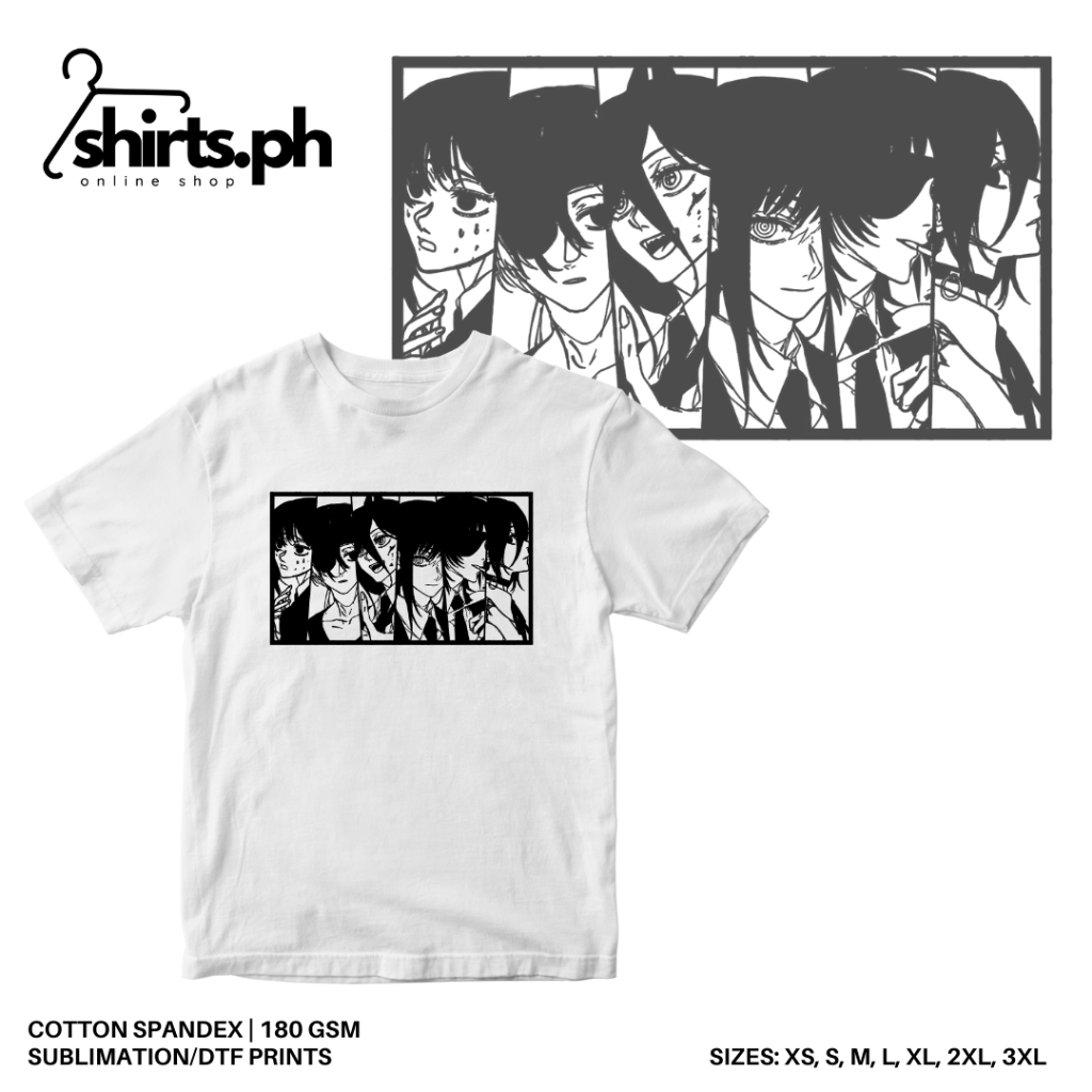 Makima from Chainsaw Man Women Polo Shirt with Cool Posing and Character Design TS04