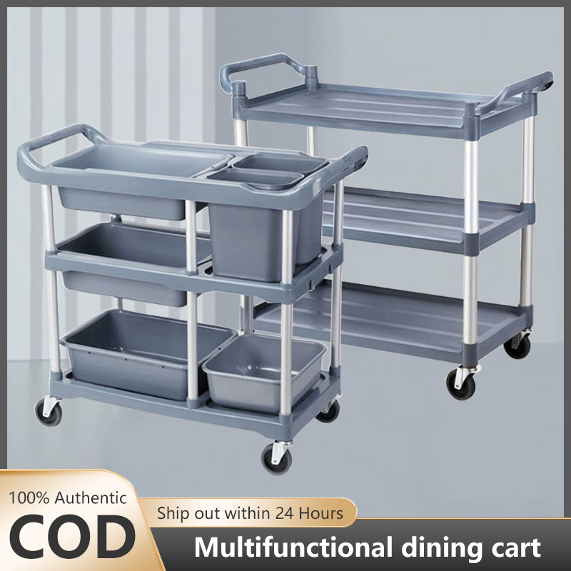 Food service large kitchen trolley organizer 3 Layer for hotels and ...