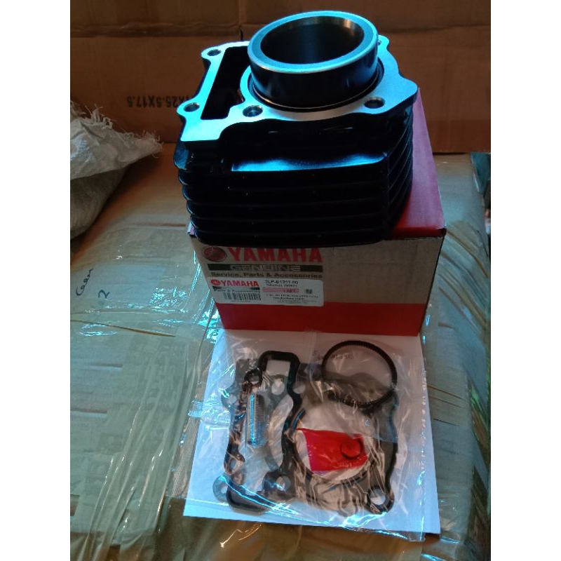 Yamaha genuine CYLENDER BLOCK assy for(YTX125 with piston kit /ring ...