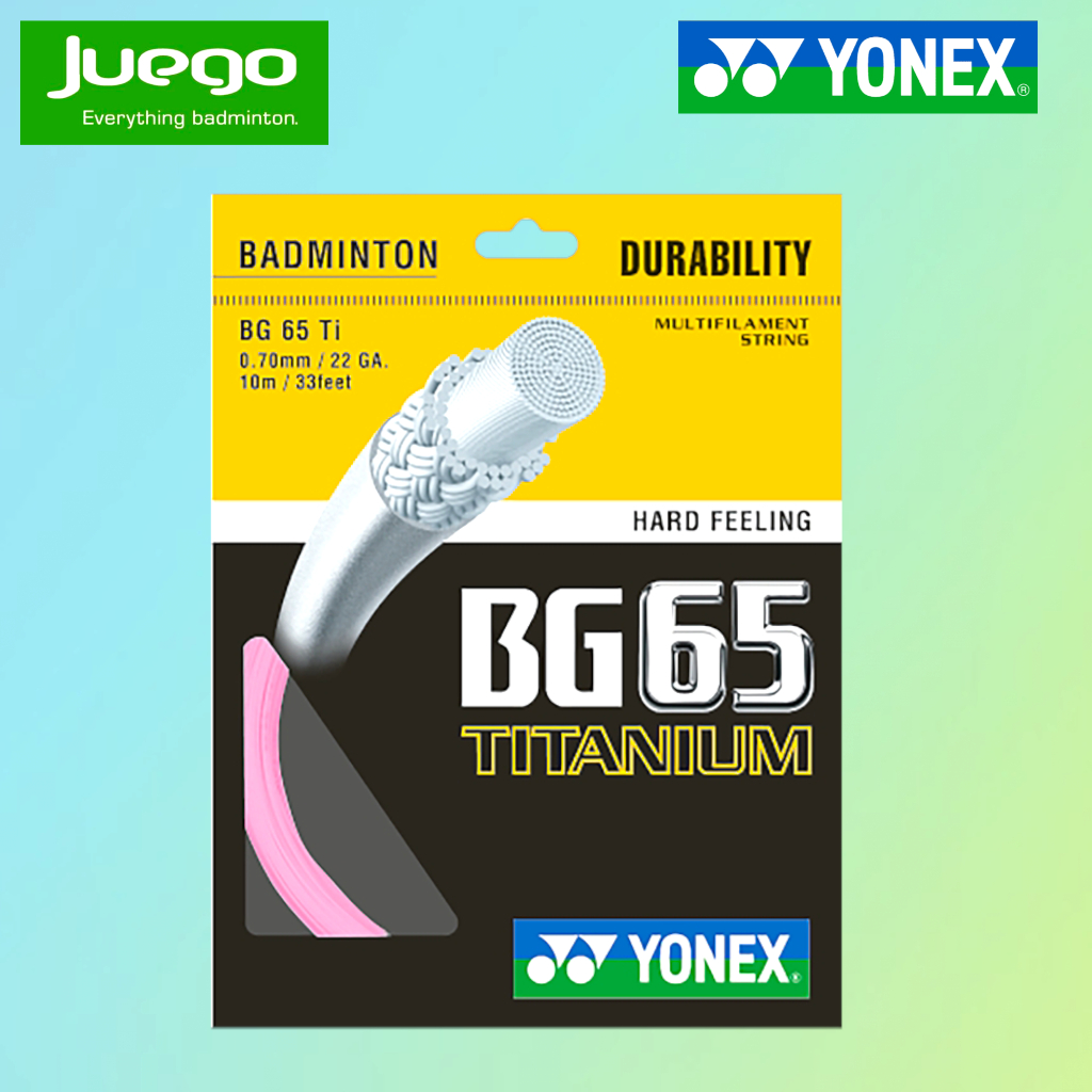 Yonex BG 65 TITANIUM Badminton Strings Shopee Philippines