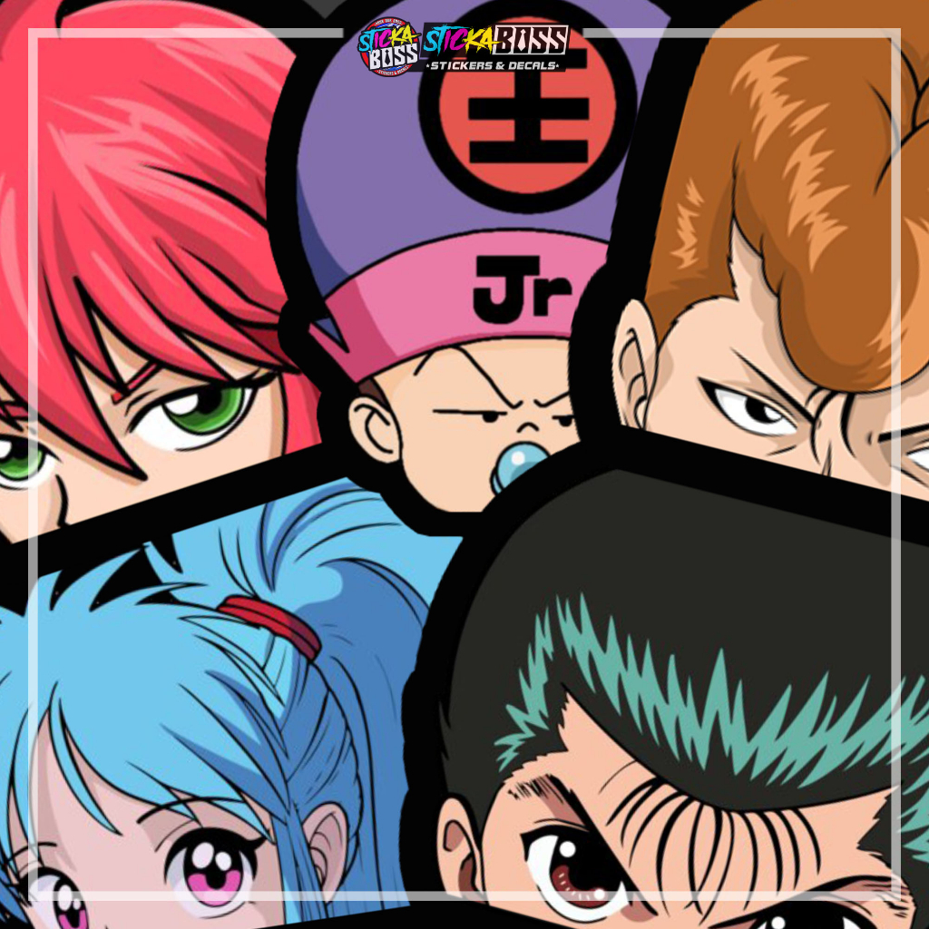 YU YU HAKUSHO | ANIME PEEKER STICKER【VINYL PRINTED】( LAMINATED ...