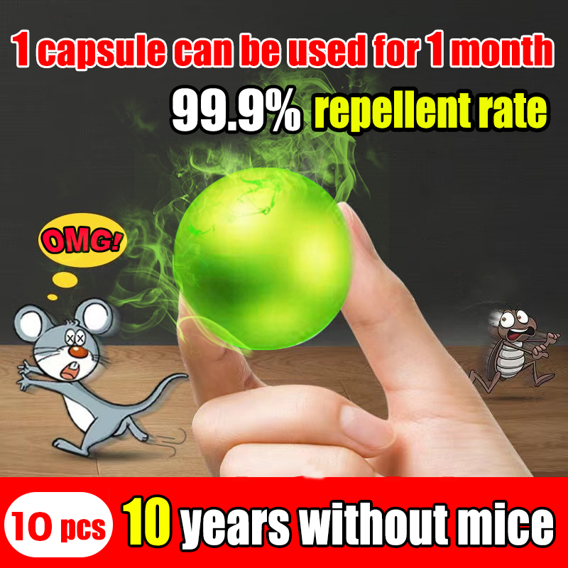Rat Killer Mothballs for Rats 10pcs Can repel mice cockroaches