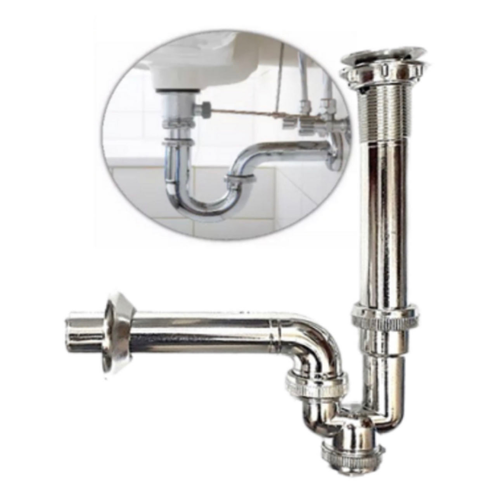 Plastic Chrome Plated P-Trap 1-1/4