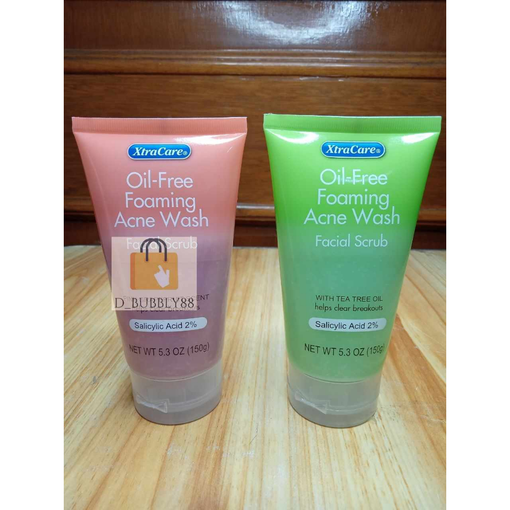 XtraCare OilFree Foaming Acne Wash Facial Scrub (150g) Shopee