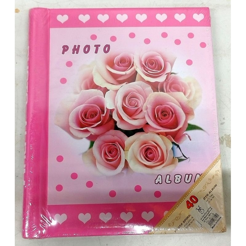 [VS] Photo Album Wedding Couple And Flowers Design Adhesive 20Pages 8r ...