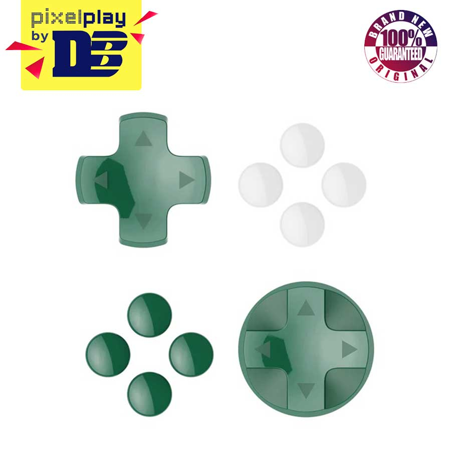 NSW Skull & Co. D-Pad Button For Joy-Con (White/Green) (NSDP/TOK ...