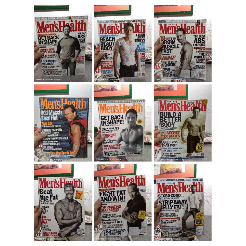 Preloved Men's Health Magazines (June 3) Shopee Philippines