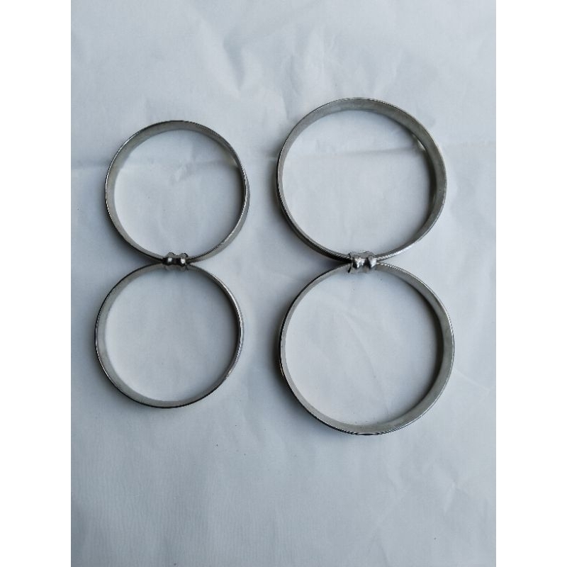 DOUBLE RING STAINLESS FLAT BAR DESIGN RAILING BALUSTERS | Shopee ...