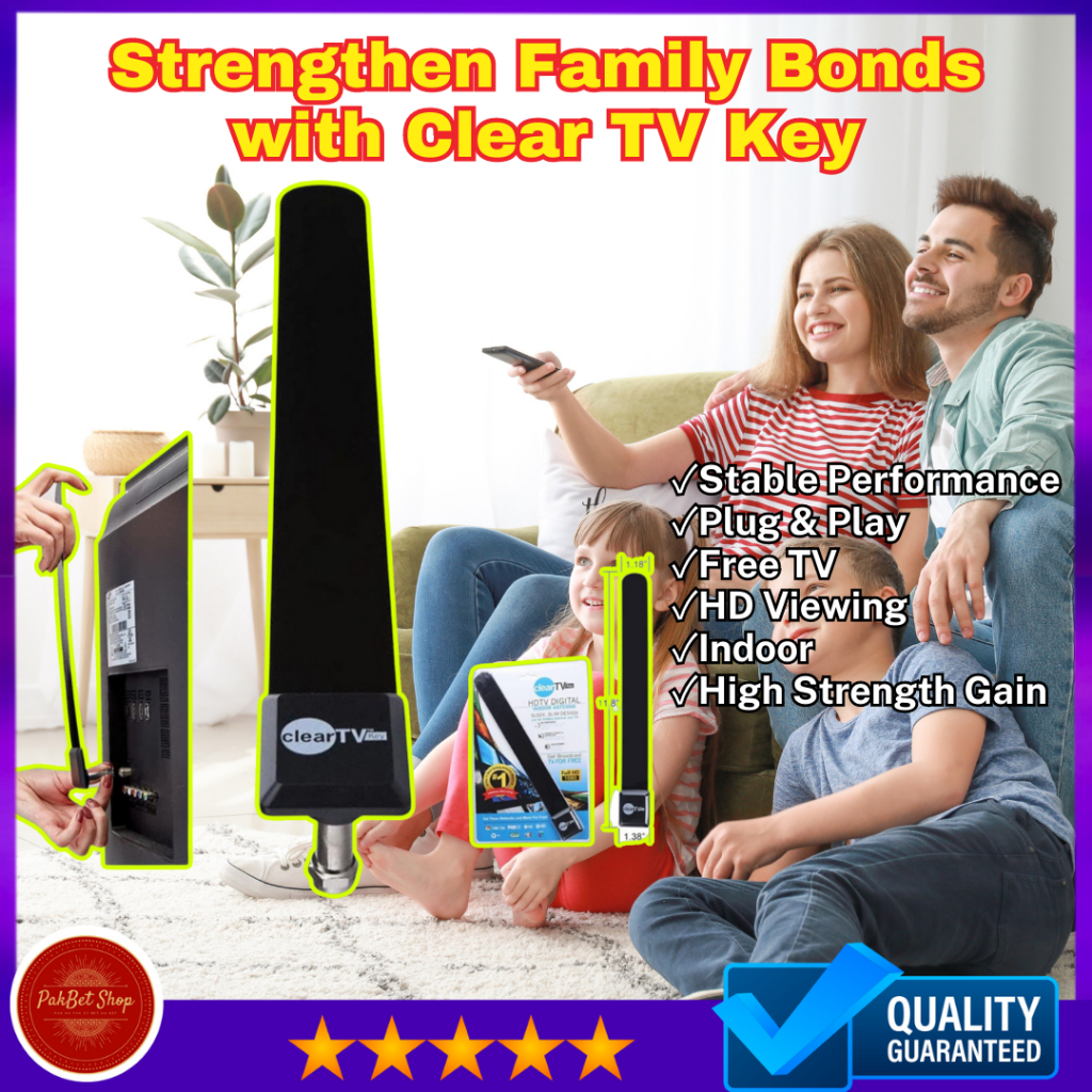 Signal Booster Clear TV Antenna Perfect For Indoor Reception TV Antenna Indoor For All Channel Shopee Philippines