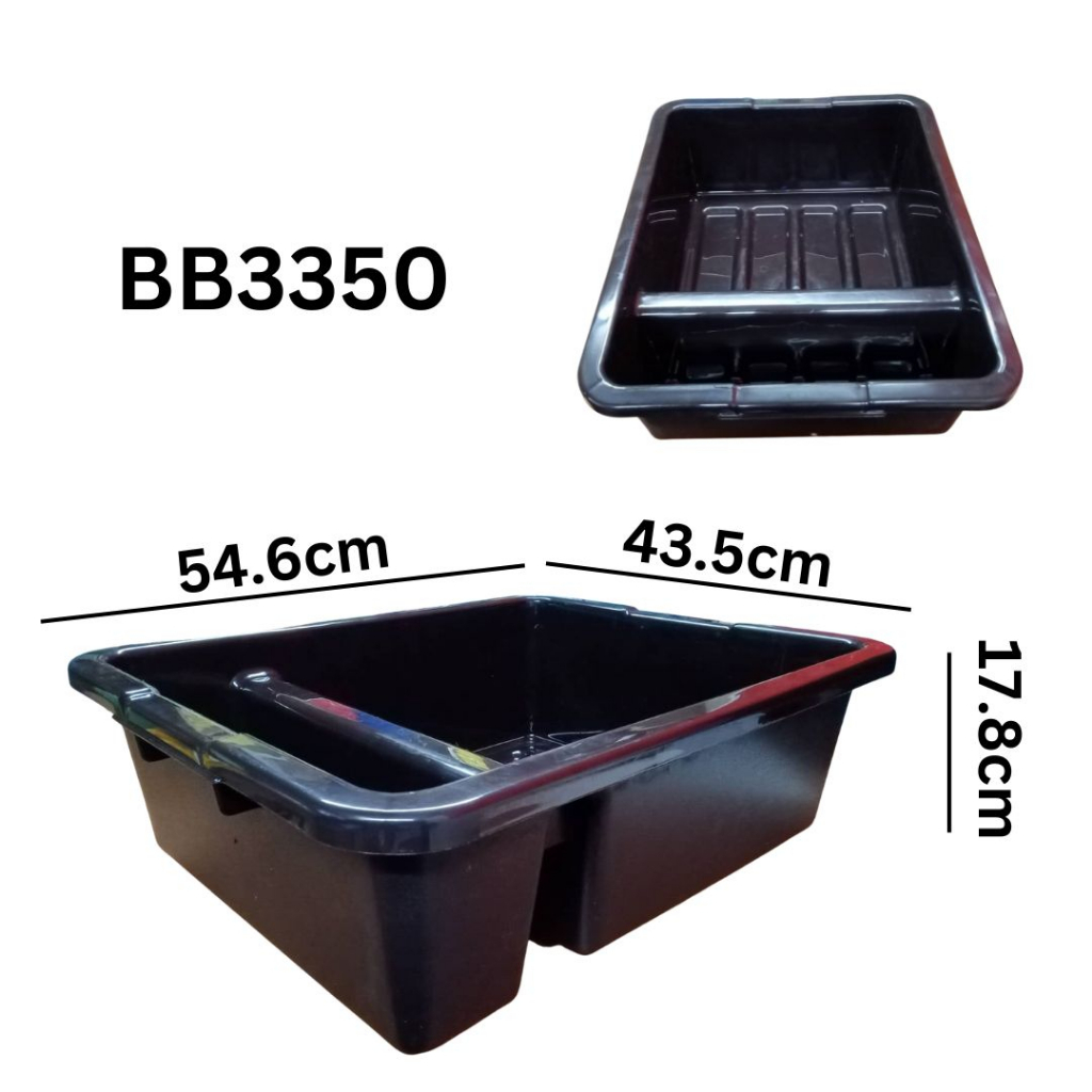Bussing Box w/ Divider Rubbermaid | Shopee Philippines