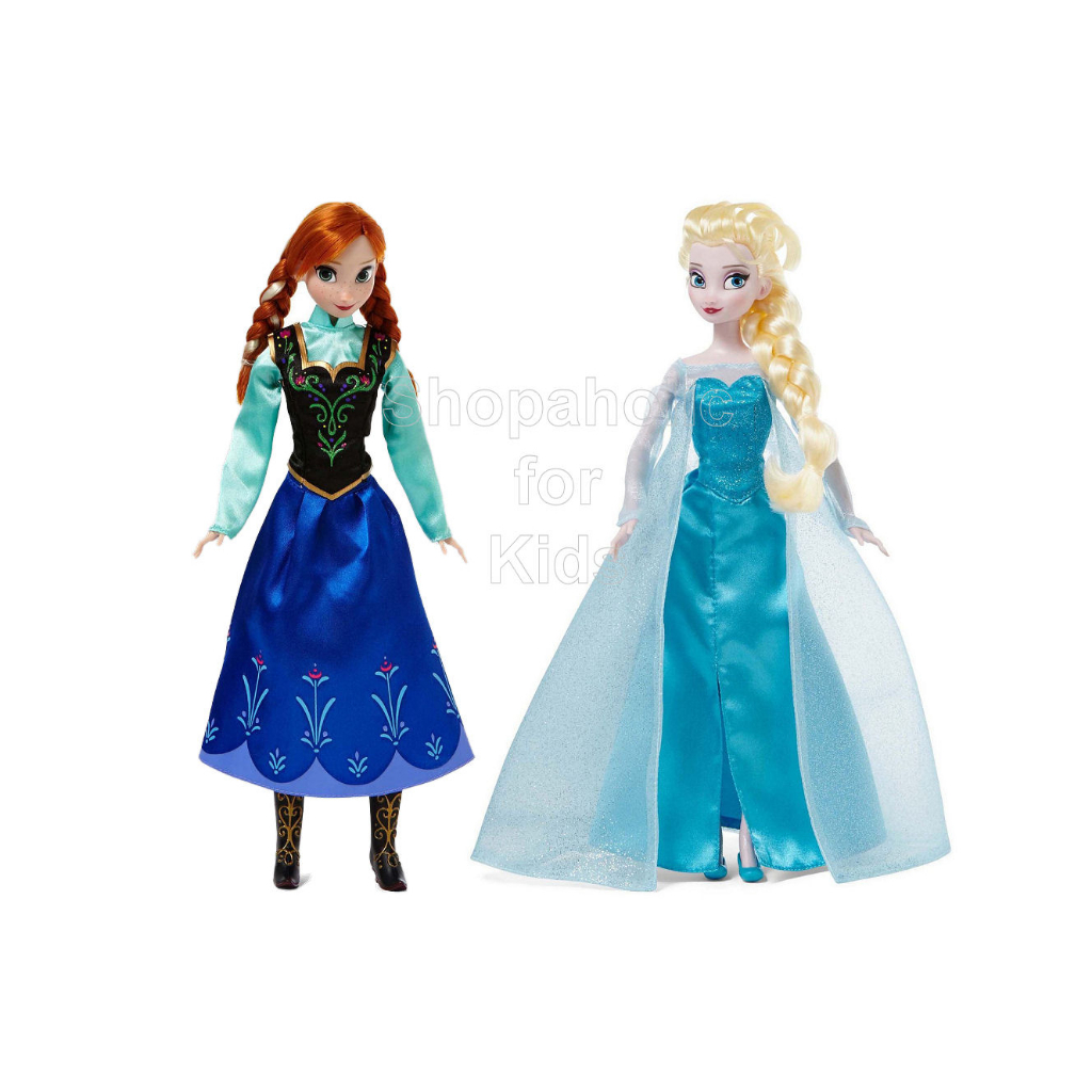 Frozen Anna and Elsa Classic Doll Set s4kph disney doll dollhouse