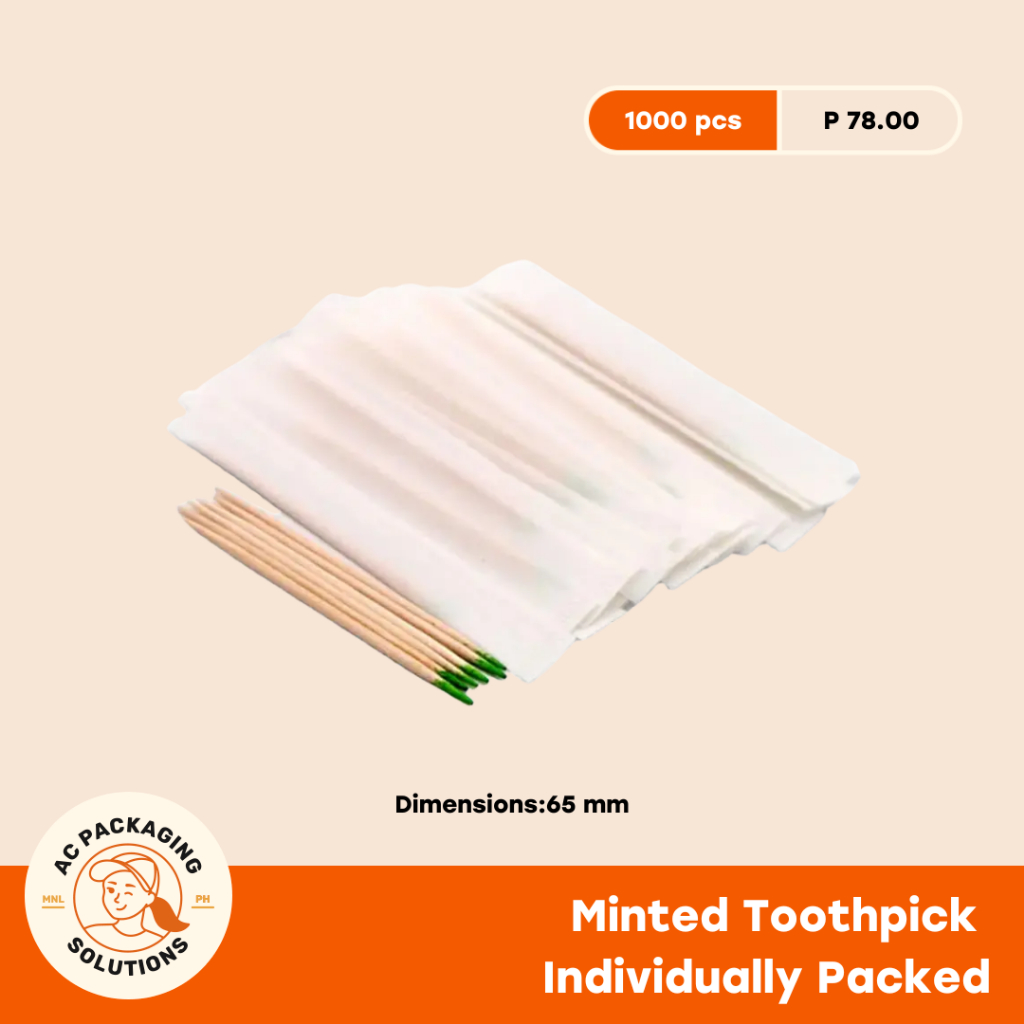 (1000s) Minted Toothpick Individually Wrapped Shopee Philippines