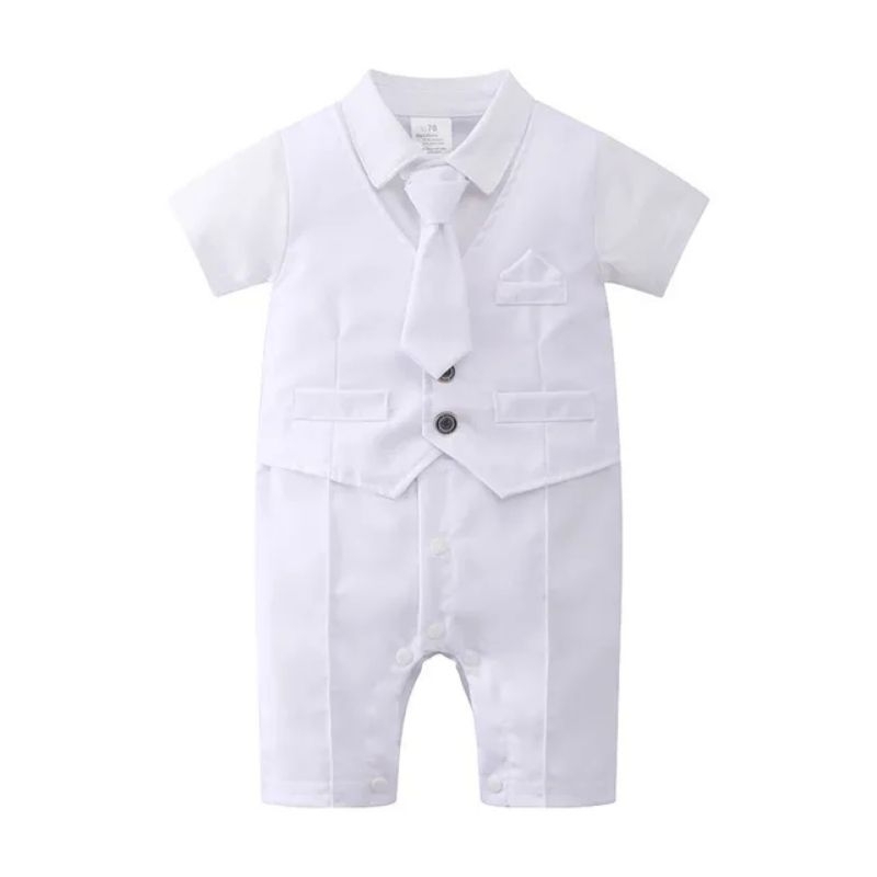 Boss Baby White Gentleman Suit for Baby Boy's Dedication Christening ...