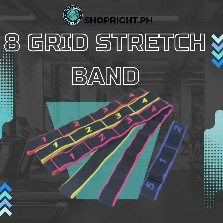 Yoga Stretch Band Resistance Band 8/10 grids Separate Elastic Band ...