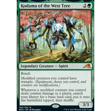 Kodama of the West Tree Mythic MTG KAMIGAWA Magic the Gathering Trading ...