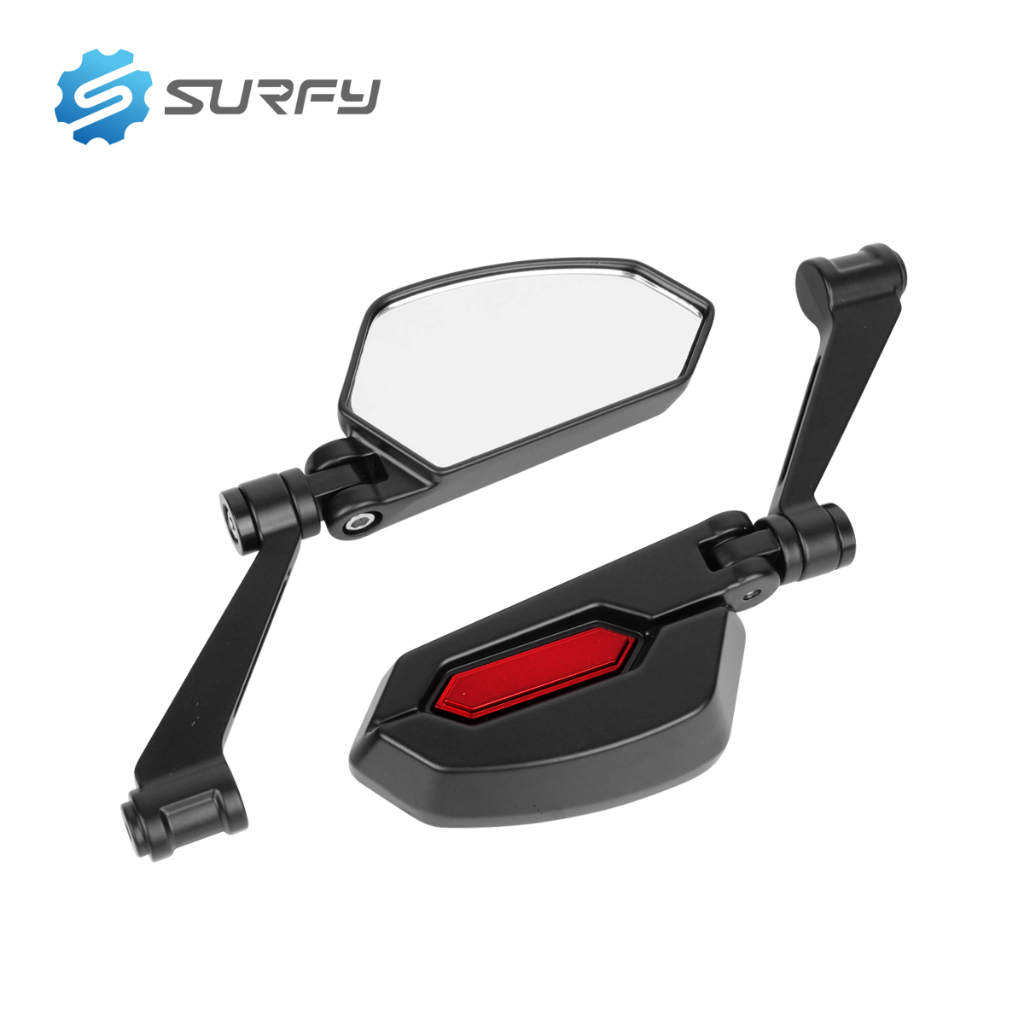 Foldable Side Mirror Metal Clear Lens LTO Passed Universal