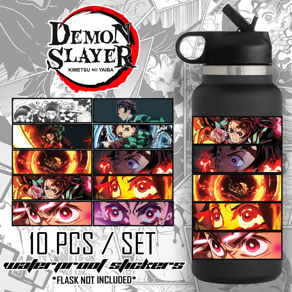 Bandai Demon Slayer Tanjiro B-Side Label Sticker 16 Types Set