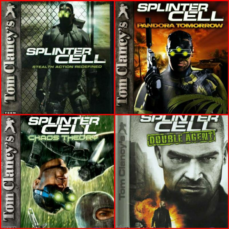PS2 PlayStation 2 Games Splinter Cell Series (Read Description ...