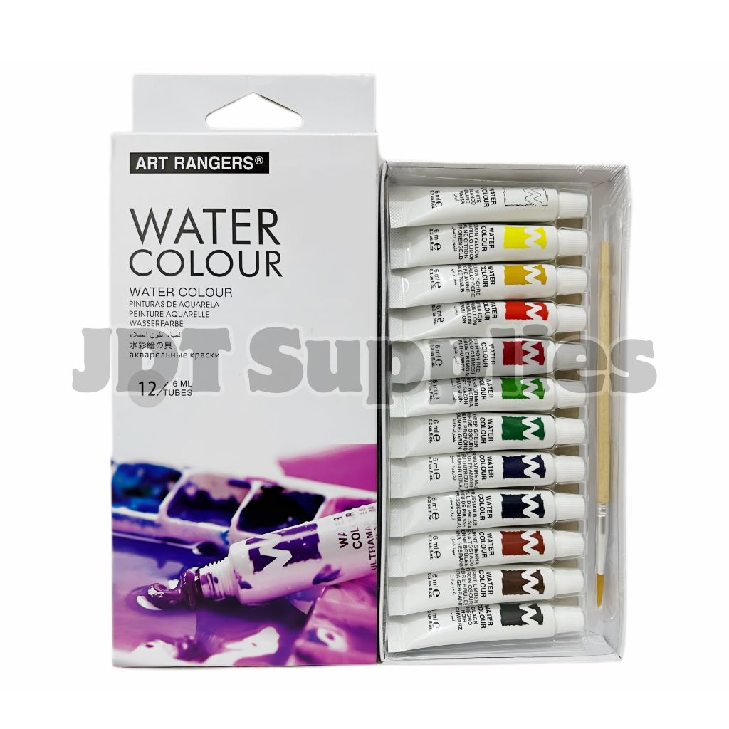 [12 x 6ml] Art Ranger ACRYLIC/WATERCOLOUR/GOUACHE Paint Sets Shopee