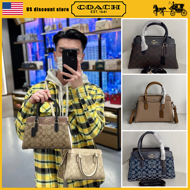 New Mini Darcie Carryall Signature Canvas Women s Messenger Bags Shoulder Bags Leather Stitching Bag Shopee Philippines