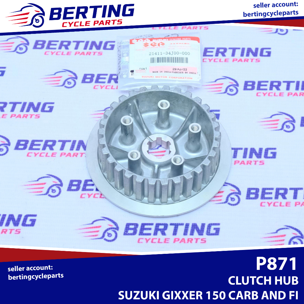SGP CLUTCH HUB Suzuki Gixxer 150 Genuine 2141134J00000 Shopee Philippines