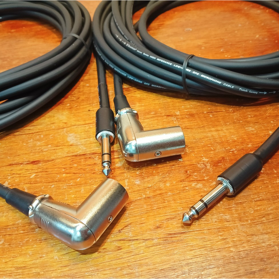 TRS male to XLR male for Active Speakers Connections like Presonus and